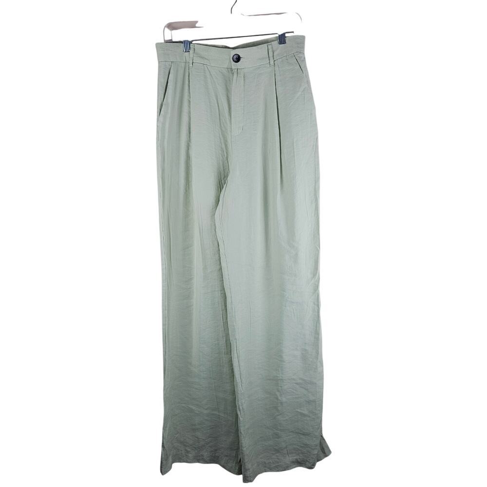 Zara Mint Green Trouser Pants Size Large